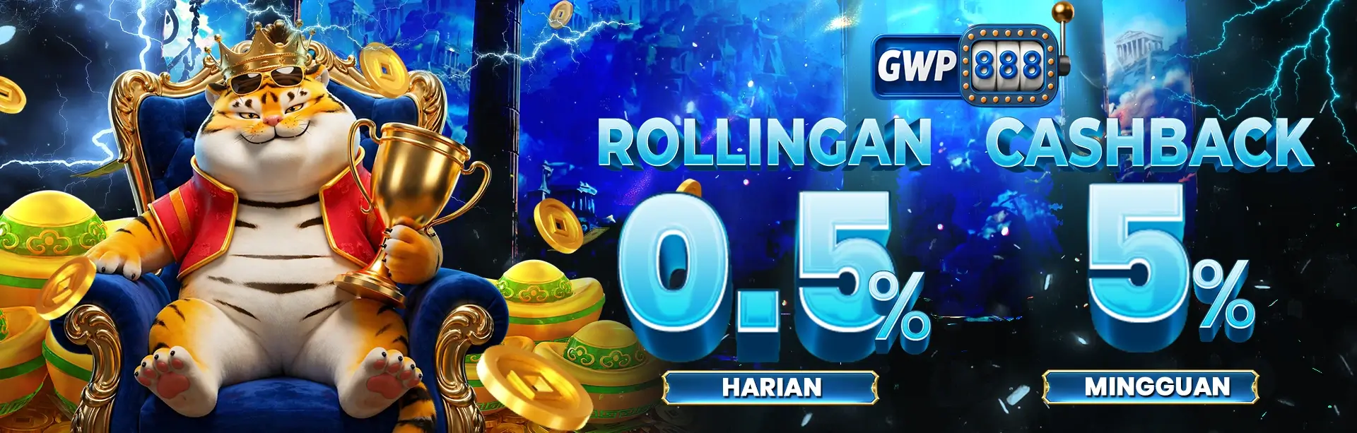 BONUS ROLLINGAN & CASHBACK GWP888